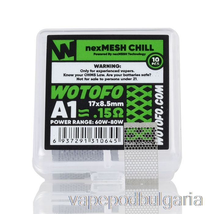 Vape Bulgaria Wotofo Nexmesh Mesh резервни намотки 0.15ohm Nexmesh Chill A1